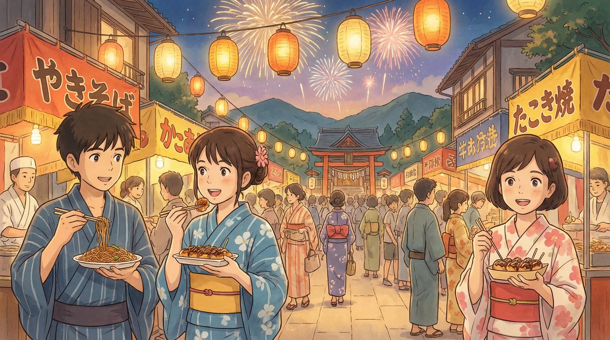 17c一起草治愈系日常动漫-夏日祭物语